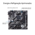 Placa Mãe Asus Ddr4 Amd Am4 Matx Prime A520-e