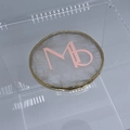 Caixa Seringas da semana Quartzo  - Logo alto relevo inicial ou desenho