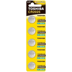 Pilha Moeda Lithium, TOSHIBA, CAR/1 - CR2025