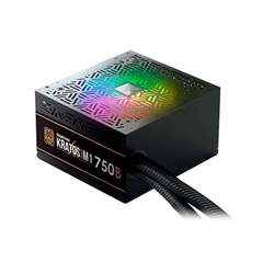Fonte 750W Gamdias Kratos M1 RGB 80 Plus Bronze PFC Ativo M1-75