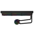 Water Cooler Pcyes Vision Black Vulcan 360mm Display LCD - Vs360bv