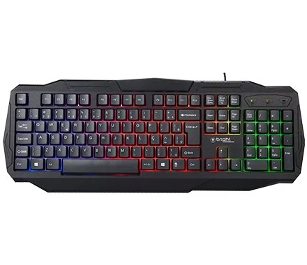Teclado Usb Gamer Luminoso 107 Teclas Unidade 0464 Bright