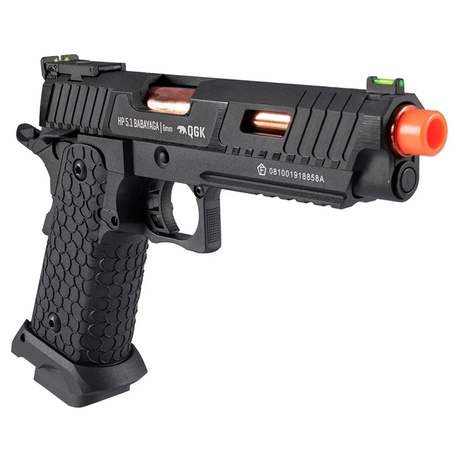 Pistola Airsoft Babayaga 6mm QGK Blowback Metal - QGK