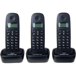Telefone Sem Fio Digital TS-2513 + 2 Ramais Adicionais - Intelbras