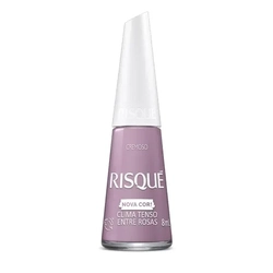 Esmalte Cremoso Risqué Clima Tenso Entre Rosas 8ml