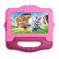 Tablet Multilaser Patrulha Canina Skye Nb422 4gb Ram 64gb Tela 7 Android 13 Quad Core Multi + Case
