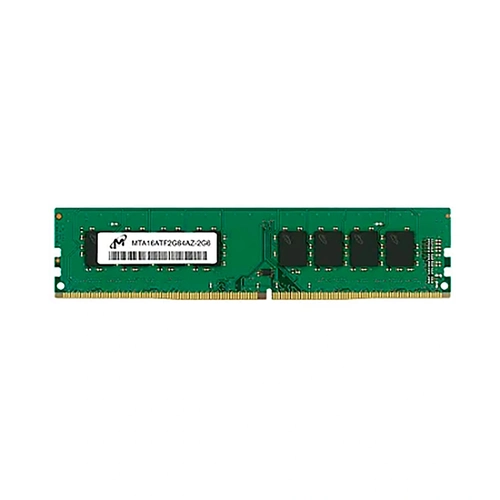 Memoria Desk, 16GB (1X16GB), 2666MHz, DDR4, CL22, 1,2V, Verde - MTA16ATF2G64AZ-2G6