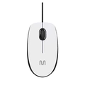 Mouse Multilaser Usb MF400 Silent Branco - MO389