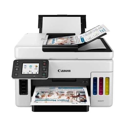 Multifuncional Canon Mega Tank MAXIFY GX6010, Colorida, Wifi, USB, Scanner, Branca, 4470C005AA