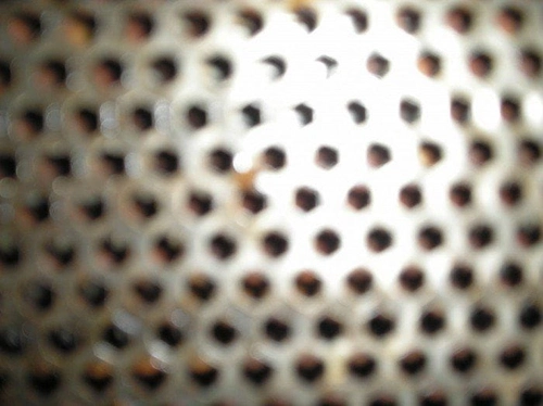 CHAPA PERFURADA PENEIRA 1.50x1.00 Vaza Café em coco ou terra