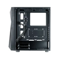 Gabinete Cooler Master Cmp 520 Lateral de Vidro - 3 Fans Led Argb- Preto - Cp520-kgnn-s00
