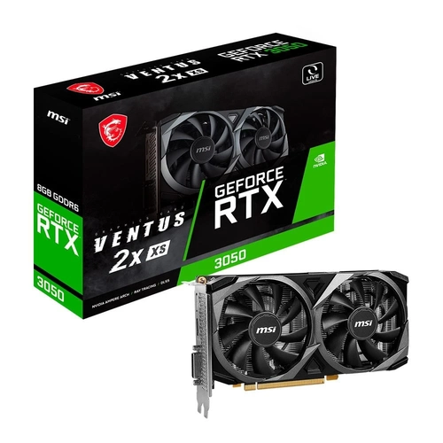Placa de Vídeo RTX 3050 2X XS MSI Ventus Nvidia 128-Bit - 912-V809-4266