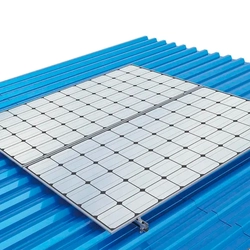 ESTRUTURA PARA 2 MÓDULOS SKS FIBROMETAL AUTOBROCANTE (SEM PERFIL)