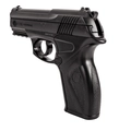 Kit Pistola Airsoft Wingun C11 CO2 6,0MM + 5 Cilindros de CO2 + 10un de Alvos 14cmcX14cm (Rossi)