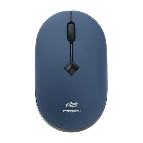 Mouse Sem Fio C3tech M-w60bl Rc Nano Azul