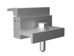 411831 Rs-295 Fixador End Clamp Para Estrut. Solar Solo Rs-232 C-aces.