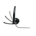 Headset Logitech H390 USB 2.0 em Couro com Controle de Volume - Pret