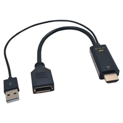 Cabo Conversor Adaptador F3 Hdmi para Displayport - Jc-cb-dmi/dp 1243