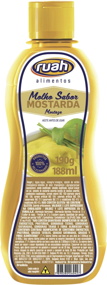 Mostarda 190g Ruah