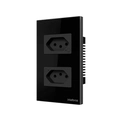 Tomada Dupla 10a Smart Wi-fi Ets 1002 Preto 4850065