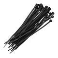 Abracadeira De Nylon 2,5 x 20cm Com 100 Unidades Preto