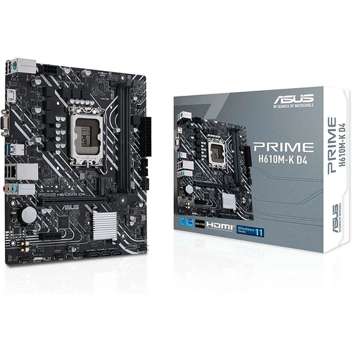Placa Mãe LGA 1700 Asus H610M-K DDR4