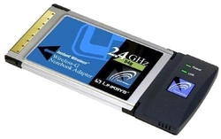 Adaptador Wireless PCMCIA WPC54G Linksys