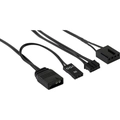 Kit Com 3 Coolers Aerocool Duo 12 Pro Argb + Hub + Controle