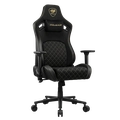 Cadeira Gamer Cougar Defensor Gold F, Preto e Gold - 3MDFFGLB.0001