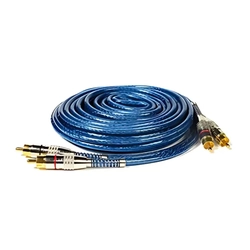 Cabo Rca 2x2 Nwt Profissional Blindado Azul 5m