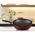 Frigideira Wok Rochedo Facilita Vermelho 28cm - Cxm / 6