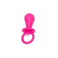 Brinquedo Mordedor Chupeta com Porta Petiscos para Cachorros Rosa