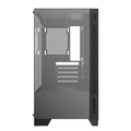 Gabinete Gamer Pcyes Forcefield Twr Black Vulcan - Gfftwrbv