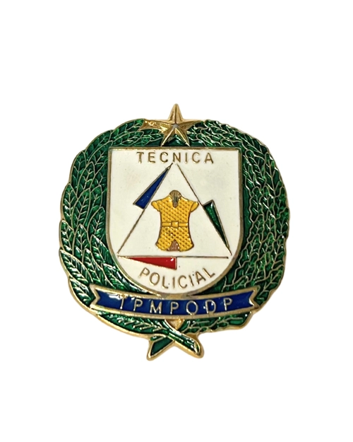 Breve metal colorido- Técnica Policial- TPMPODP
