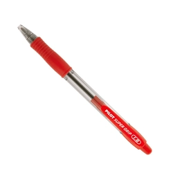 Caneta Retrátil Super Grip Ponta 1.6mm Vermelha Pilot