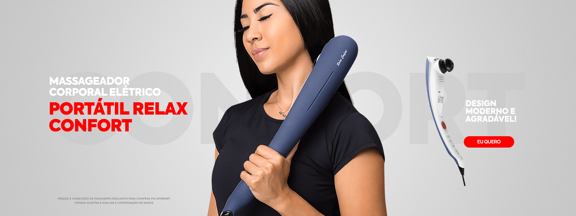 Massageador Corporal Elétrico -  Portátil Relax Confort
