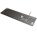 Teclado Soft Pcyes USB 2 Metros ABNT2 Preto - PTOSF2AB