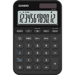 Calculadora De Mesa Casio Ms20yc 12 Dígitos Preta