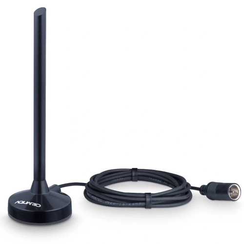 Antena Digital Hdtv Cabo Com 2,5 Metros Conector f Macho Vhf/uhf/fm/hdtv/4k Dtv-100p