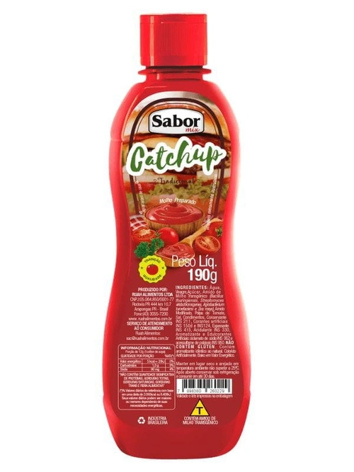 Catchup 190g Sabor Mix