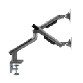 Suporte Articulado C/ Mola  para 2 Monitores- 17-32 C/ 2x Usb 3.0 - Cinza - Sm-015gd