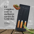 Kit 3 Facas Premium Churrasco Aço Inox Corte Afiado Grillrelax