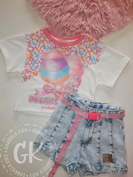 Conjunto Lovers Short Jeans