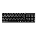 Teclado Básico Slim Laser Usb Preto Tc193