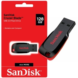 PEN DRIVE SANDISK 128GB CRUZER BLADE
