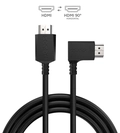 Cabo Hdmi 2.1 Pcyes Conector 90º Horizontal - Preto - 2m - Phm21-2h-pvc01