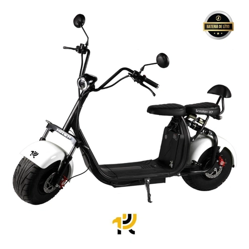 Scooter Eletrica Hawk Modelo X7 2000w Bat 60v 20ah 2 Lugares White Ge.04