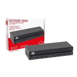 Divisor De Video - Hdmi 1 Entrada Para 8 Saidas - 1.4