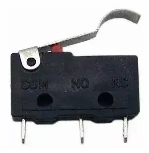 Chave Micro Switch Kw11-3z-3 5a Haste Curva