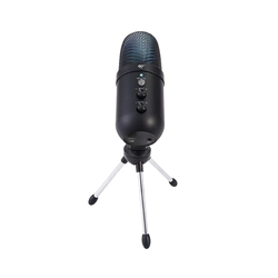 Microfone Gamer Havit GK51 , USB, RGB, Tipo C - GK51 Preto